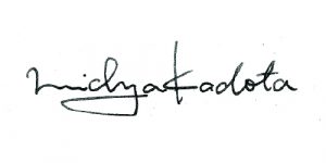 Michiya Kadota signature