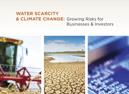 Text: Water Scarcity and Climate Change: Growing Risks for Businesses and Investors