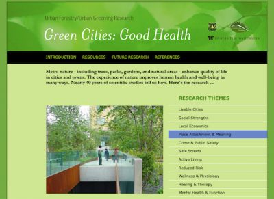 Text: green-cities-good-health - University of Washington