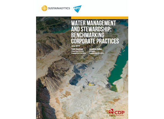Water Management and Stewardship: Benchmarking Corporate Practices ...